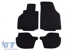 image-5-Three-layer textile floor mats suitable for Porsche 911 model 996 1997-2006, set of 4 pieces, black
