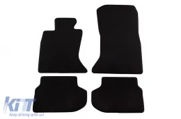 image-26-Three-layer textile floor mats suitable for BMW 5 Series F10 sedan, F11 touring 2013-2017 X-Drive, set of 4 pieces, black