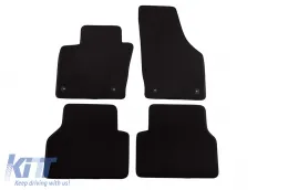 image-3-Three-layer textile floor mats suitable for Audi Q3 2011-2018, set of 4 pieces, black