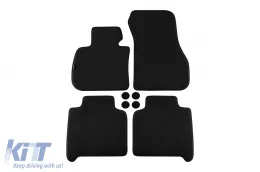 image-11-Three-layer textile floor mats suitable for BMW Series 2 F46 GT after 2015, set of 4 pieces, black