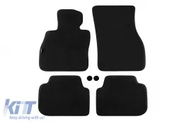 image-13-Three-layer textile floor mats suitable for Mini Clubman F54 after 2015, set of 4 pieces, black