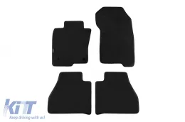image-28-Three-layer textile floor mats suitable for Mercedes X-Class W470 after 2017, set of 4 pieces, black