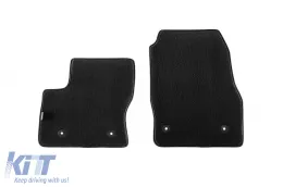 image-47-Three-layer textile floor mats made of Petex Style material suitable for Ford Transit Connect van after 2016, set of 2 pieces, black