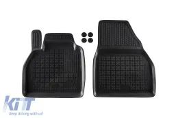 image-14-Specific rubber mats suitable for Renault Kangoo 2008-2021, front, 2-piece set, black color