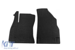 image-38-Specific rubber mats suitable for Opel Combo 2012-2018, Fiat Doblo after 2010, 2-piece set, black color