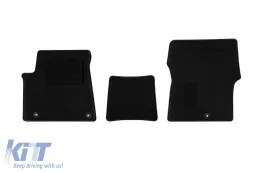image-42-Textile floor mats by Rigum suitable for Hyundai Staria after 2022, with 2 seats, 3-piece front set, black