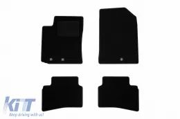 image-6-Textile floor mats by Rigum suitable for KIA Rio after 2017, set of 4 pieces, black