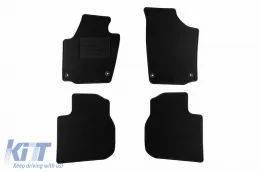 image-30-Textile floor mats by Rigum suitable for Seat Toledo 2012-2019, set of 4 pieces, black