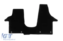 image-45-Textile floor mat by Rigum suitable for Volkswagen T6 3m Multivan after 2015, 1 piece, black