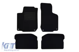 image-47-Textile floor mats by Rigum suitable for Volkswagen Golf 4 1997-2002, Bora 1998-2005, Beetle 2011-2018, Skoda Octavia 1997-2004, Seat Leon 1999-2005, set of 4 pieces, black