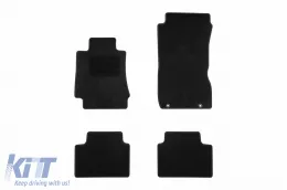 image-49-Textile floor mats by Rigum suitable for Alfa Romeo Giulia after 2016, set of 4 pieces, black