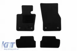 image-73-Textile floor mats by Rigum suitable for Mini Cooper 3 doors after 2013, set of 4 pieces, black