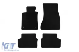 image-6-Textile floor mats by Rigum suitable for BMW 5 series G30, G31 after 2017, set of 4 pieces, black