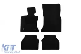 image-7-Textile floor mats by Rigum suitable for BMW 5 series Gran Turismo F07 2010-2017, set of 4 pieces, black