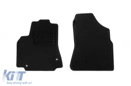 image-22-Textile floor mats by Rigum suitable for Citroen Berlingo, Peugeot Partner 2008-2019, set of 2 pieces, black