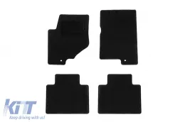 image-27-Textile floor mats by Rigum suitable for Ssangyong Rexton, Musso after 2017, set of 4 pieces, black