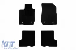image-51-Textile floor mats by Rigum suitable for Dacia Sandero 2008-2013, set of 4 pieces, black
