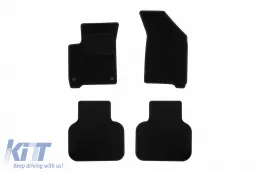 image-64-Textile floor mats by Rigum suitable for Dodge Journey after 2008, set of 4 pieces, black