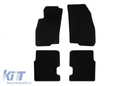 image-71-Textile floor mats by Rigum suitable for Fiat Punto 2012-2018, Fiat Punto Evo 2009-2018, set of 4 pieces, black