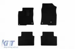 image-27-Textile floor mats by Rigum suitable for Honda Civic 2017-2021, set of 4 pieces, black