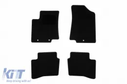 image-79-Textile floor mats by Rigum suitable for KIA Rio 2011-2017, set of 4 pieces, black