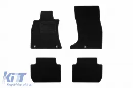 image-7-Textile floor mats by Rigum suitable for KIA Stinger 4x4 after 2017, set of 4 pieces, black