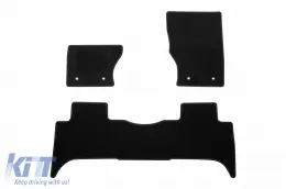 image-12-Textile floor mats by Rigum suitable for Land Rover Discovery after 2017, set of 4 pieces, black
