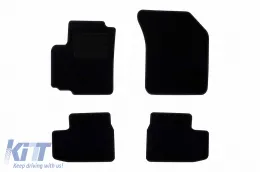 image-2-Textile floor mats by Rigum suitable for Opel Agila B 2008-2014, set of 4 pieces, black