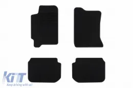 image-2-Textile floor mats by Rigum suitable for Subaru Impreza 1993-2001, set of 4 pieces, black