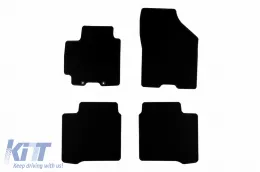 image-10-Textile floor mats by Rigum suitable for Suzuki Baleno after 2016, set of 4 pieces, black