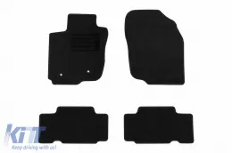 image-34-Textile floor mats by Rigum suitable for Toyota RAV4 2006-2013, set of 4 pieces, black