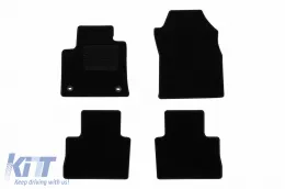 image-36-Textile floor mats by Rigum suitable for Toyota RAV4 after 2019 manual transmission, set of 4 pieces, black