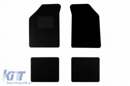 image-53-Textile floor mats by Rigum suitable for Volkswagen Golf II 1984-1991, set of 4 pieces, black