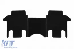 image-46-Textile floor mats by Rigum suitable for Volkswagen T7 Multivan after 2022, for 2nd row with open rails, set of 2 pieces, black