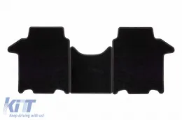 image-47-Textile floor mats by Rigum suitable for Volkswagen T7 Multivan after 2022, for 3rd row with closed rails, set of 2 pieces, black
