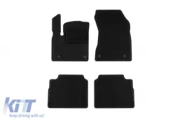 image-56-Textile floor mats by Rigum suitable for Nissan X-Trail e-POWER after 2023, set of 4 pieces, black