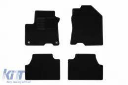 image-38-Textile floor mats by Rigum suitable for Hyundai Kona Electric 2018-2023, set of 4 pieces, black