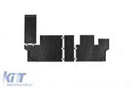 image-66-Specific rubber mats suitable for Citroen Jumpy, Fiat Scudo, Peugeot Expert after 2007, third row, 4-piece set, black color