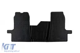 image-11-Specific rubber mats suitable for Ford Transit after 2000, Transit after 2006, 3 seats, 3-piece set, black color
