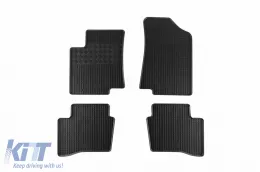 image-34-Specific rubber mats suitable for Kia Rio after 2011, 4-piece set, black color