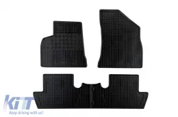 image-11-Specific rubber mats suitable for Peugeot 5008 after 2010, 4-piece set, black color