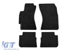 image-7-Specific rubber mats suitable for Subaru Forester, Impreza after 2008, 4-piece set, black color