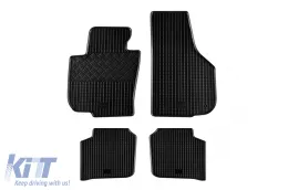 image-28-Specific rubber mats suitable for Skoda Superb after 2008, 4-piece set, black color