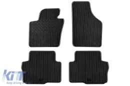 image-46-Specific rubber mats suitable for Seat Alhambra, VW Sharan after 2010, 5 seats, 4-piece set, black color