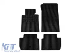 image-73-Specific rubber mats suitable for BMW 3 Series E46 sedan 1998-2005, 4-piece set, black color