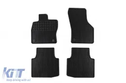 image-5-Specific rubber mats suitable for Skoda Superb III after 2015, 4-piece set, black color