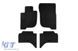 image-28-Specific rubber mats suitable for Fiat Fullback after 2016, Mitsubishi L200 after 2015, Mitsubishi L200 after 2019, 4-piece set, black color