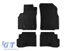 image-62-Specific rubber mats suitable for Opel Karl after 2015, 4-piece set, black color