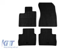 image-41-Specific rubber mats suitable for Nissan Qashqai after 2022, 4-piece set, black color
