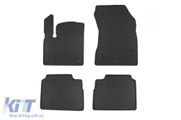image-63-Specific rubber mats suitable for Nissan X-Trail e-Power after 2023, 4-piece set, black color